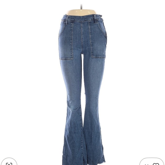 Frame Denim Classic Indigo Flare  Leg Jeans - Picture 1 of 3